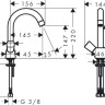 Смеситель Hansgrohe Logis 71221000