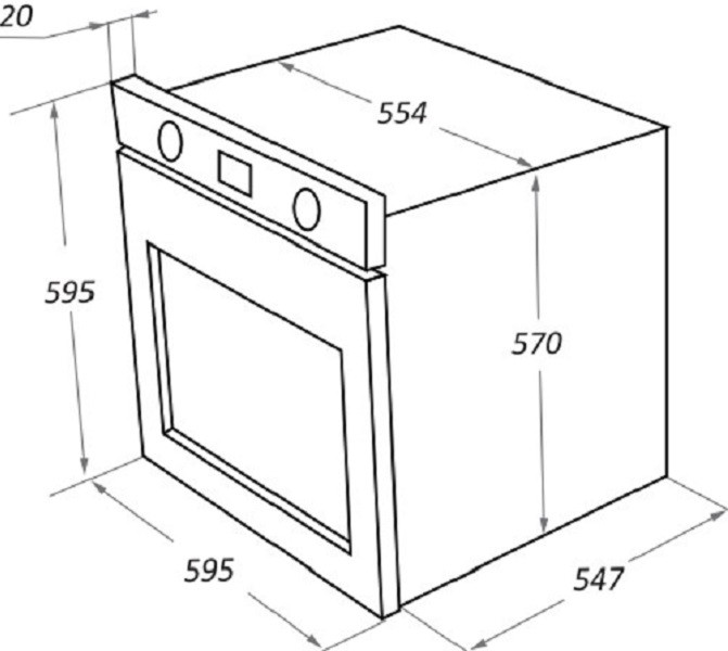 Духовой шкаф Maunfeld EOEM.769B3