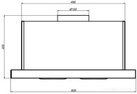 Вытяжка Elikor Интегра Glass 60П-650-В2Л белый/стекло белое