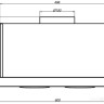 Вытяжка Elikor Интегра Glass 60П-650-В2Л белый/стекло белое