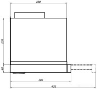 Вытяжка Elikor Интегра Glass 60П-650-В2Л белый/стекло белое