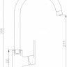 Смеситель Zorg SH 901 черный + бронза