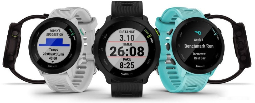 Умные часы Garmin Forerunner 55 (белый)