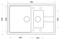 Кухонная мойка Zorg Luka 102 (слоновая кость)