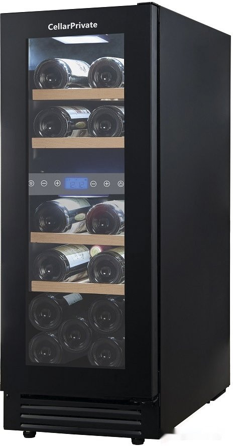 Винный шкаф Cellar Private CP017-2TBH со скрытой ручкой