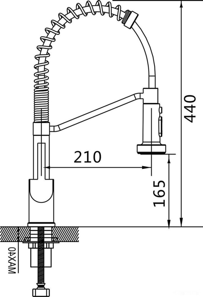 Смеситель Shevanik S963T