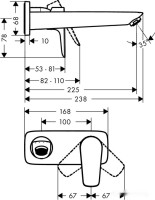 Смеситель Hansgrohe Talis E 71734000 (хром)