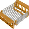 Кухонная мойка Basic CL DS Decor 45x50 (золото, коландер, дозатор)
