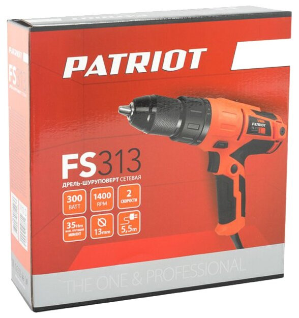Дрель-шуруповерт Patriot FS 313