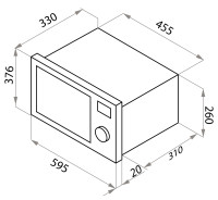 Микроволновая печь Maunfeld JBMO.20.5ERBG