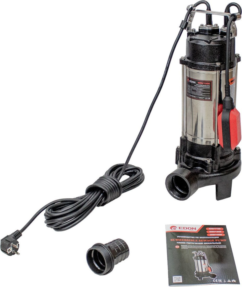 Фекальный насос Edon WQV1300