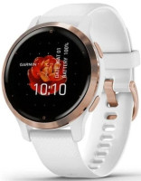 Умные часы Garmin Venu 2S (розовое золото/белый)