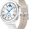 Умные часы Huawei Watch GT 3 Pro Ceramic 43 мм (белый/кожа)