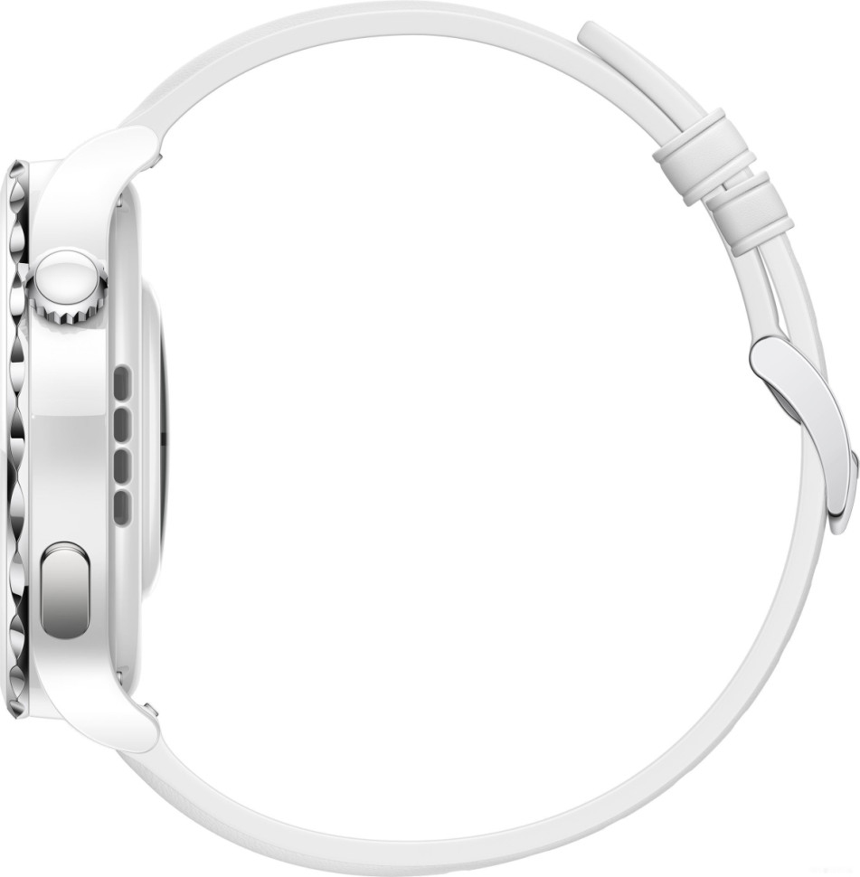 Умные часы Huawei Watch GT 3 Pro Ceramic 43 мм (белый/кожа)
