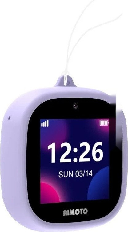 Умные часы с наушниками Aimoto Crystal 4G (сиреневый)