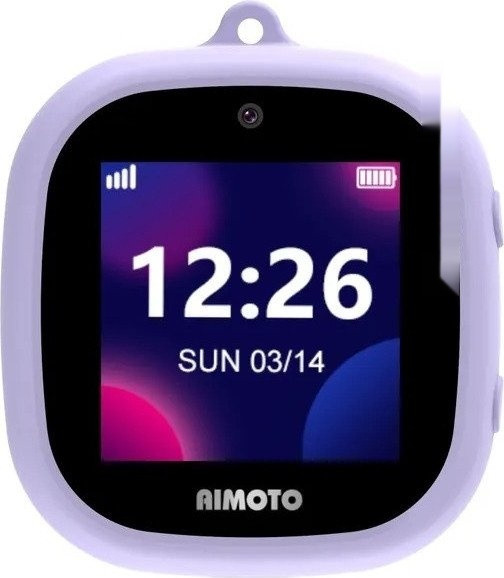 Умные часы с наушниками Aimoto Crystal 4G (сиреневый)