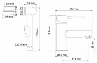 Смеситель Wasserkraft Main 4108