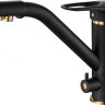 Смеситель Zorg Steel Hammer SH 321 черный + бронза
