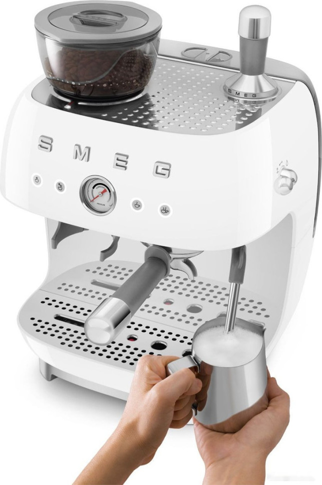 Рожковая кофеварка Smeg EGF03WHEU