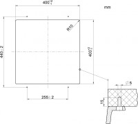 Кухонная мойка Blanco Rotan 400-U 526097 (черный)