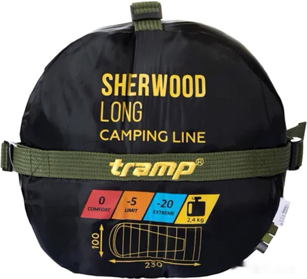 Спальный мешок Tramp Sherwood Long TRS-054L (правая молния)