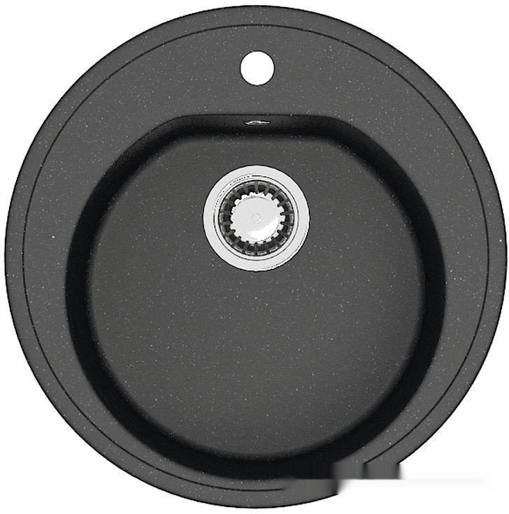 Кухонная мойка Berge BR-5200 + Like F8007122 (черный)