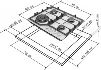 Варочная панель Darina ER4 BGM 341 12 W