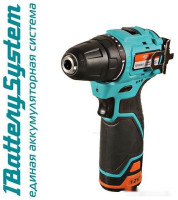 Дрель-шуруповерт Sturm CD1240BLC (с 2-мя АКБ, кейс)