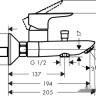 Смеситель Hansgrohe Talis E 71740000 (хром)
