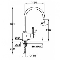 Смеситель Teka IN 995 INCA FW белый