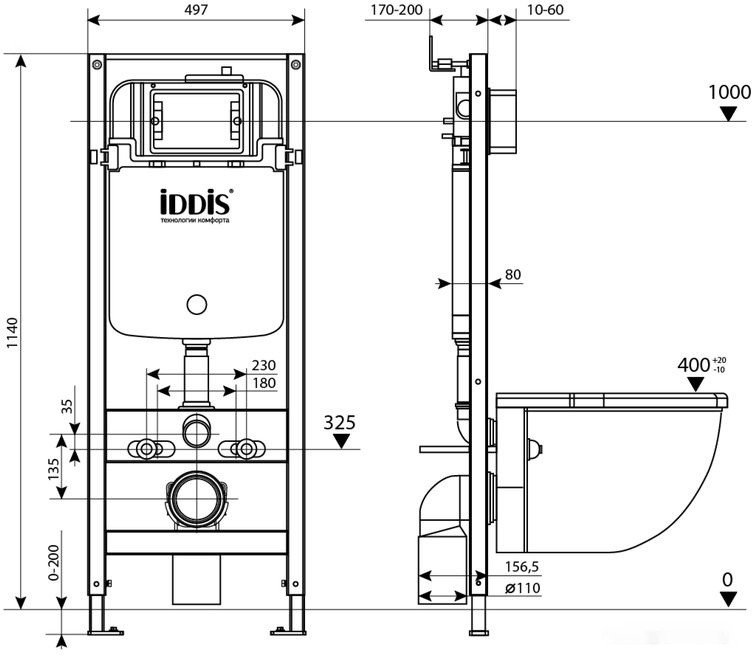 Система инсталляции IDDIS Profix PRO0000i32