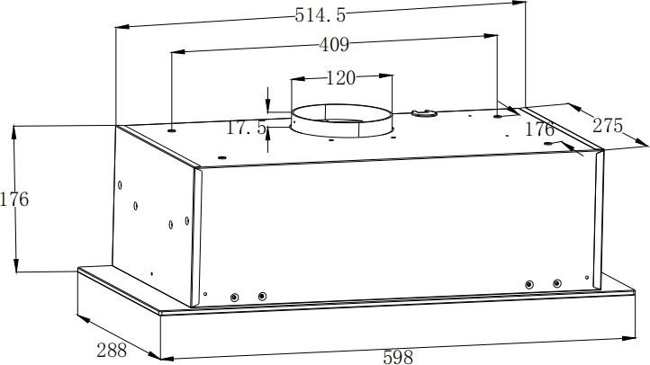 Вытяжка Zorg Platino 1030 60 S (черный)