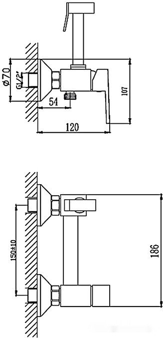 Смеситель Haiba HB5513 (хром)