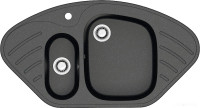 Кухонная мойка Berge BR-9550 (черный матовый)