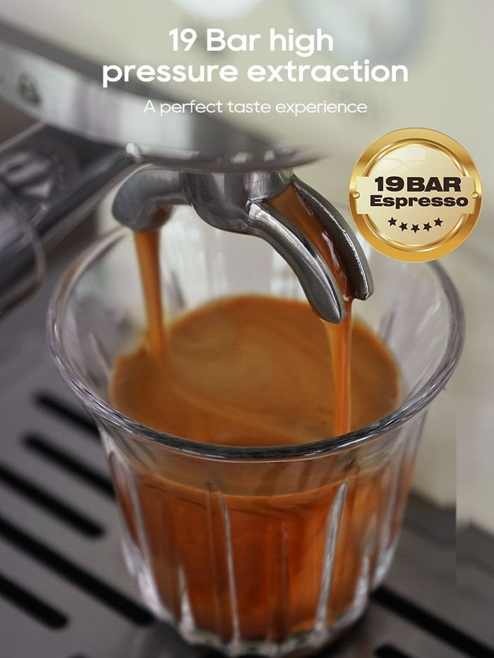 Рожковая кофеварка Hibrew Hibrew H10A (желтый)