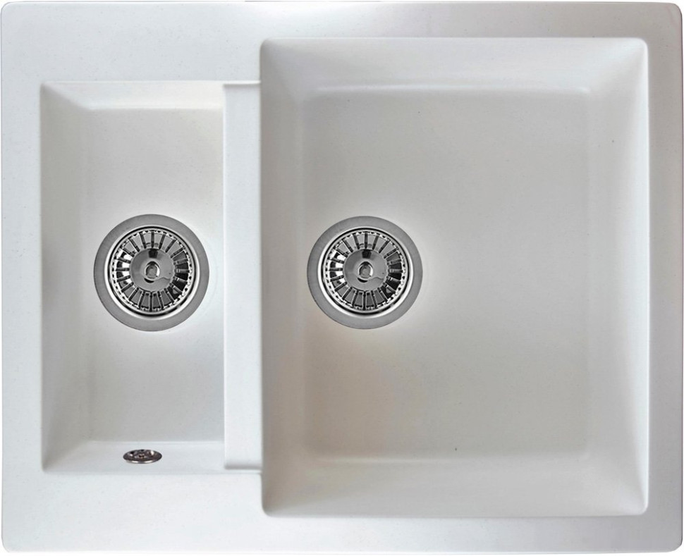 Кухонная мойка Berge BR-6150 (белый матовый)