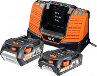 Аккумулятор для инструмента AEG Powertools SETLL18X02BL2 4932459176 (18В/2 Ah + 18В/4 Ah + 12-18В)