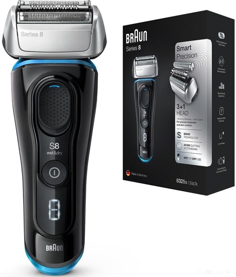 Электробритва мужская Braun Series 8 8325s Wet & Dry