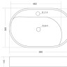 Умывальник Madera Luna 60