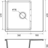 Кухонная мойка GranFest Urban GF-UR-658L (серый)