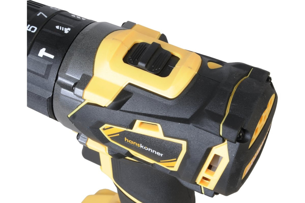 Ударная дрель-шуруповерт Hanskonner HCD1865BLI (с 2-мя АКБ)