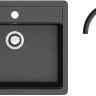 Кухонная мойка Berge BR-5750 + Like F8007122 (черный)