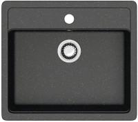 Кухонная мойка Berge BR-5750 + Like F8007122 (черный)