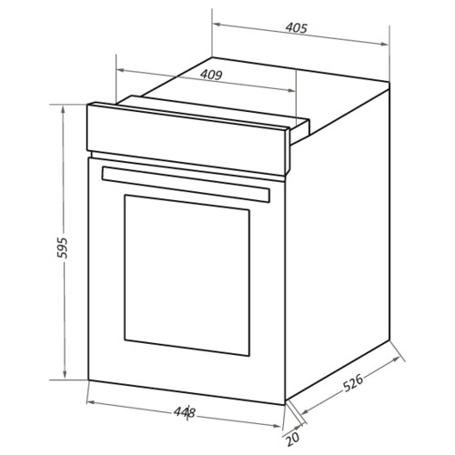 Духовой шкаф Maunfeld EOEC516B