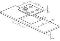 Варочная панель LEX GVG 640-1 BBL