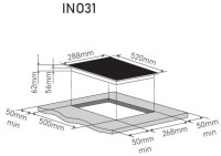 Варочная панель Zorg INO31 white