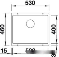 Кухонная мойка Blanco Rotan 500-U (кофе) 521353