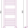 Полотенцесушитель Сунержа Богема+ 800x300 31-0220-8030