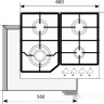 Варочная панель AKPO PGA 604 FGC BL