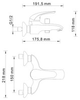 Смеситель Wasserkraft Rossel 2801
